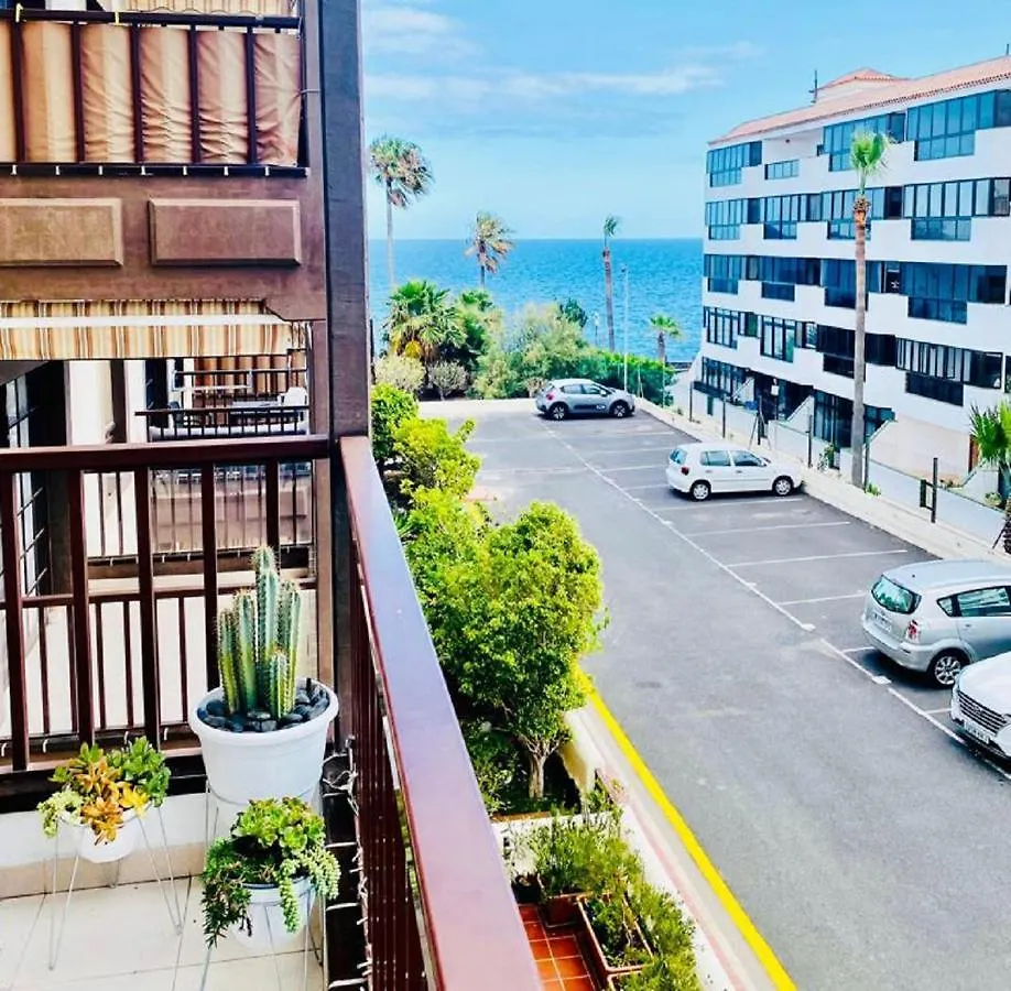 Ocean Balcony In Balcon Del Mar Apartment Costa Del Silencio Spain